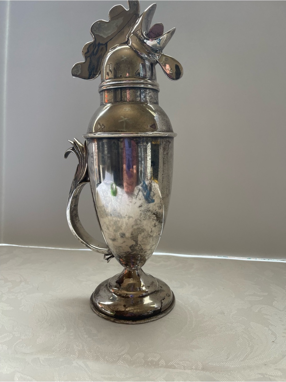Vintage Restoration Hardware Rooster Cocktail Shaker